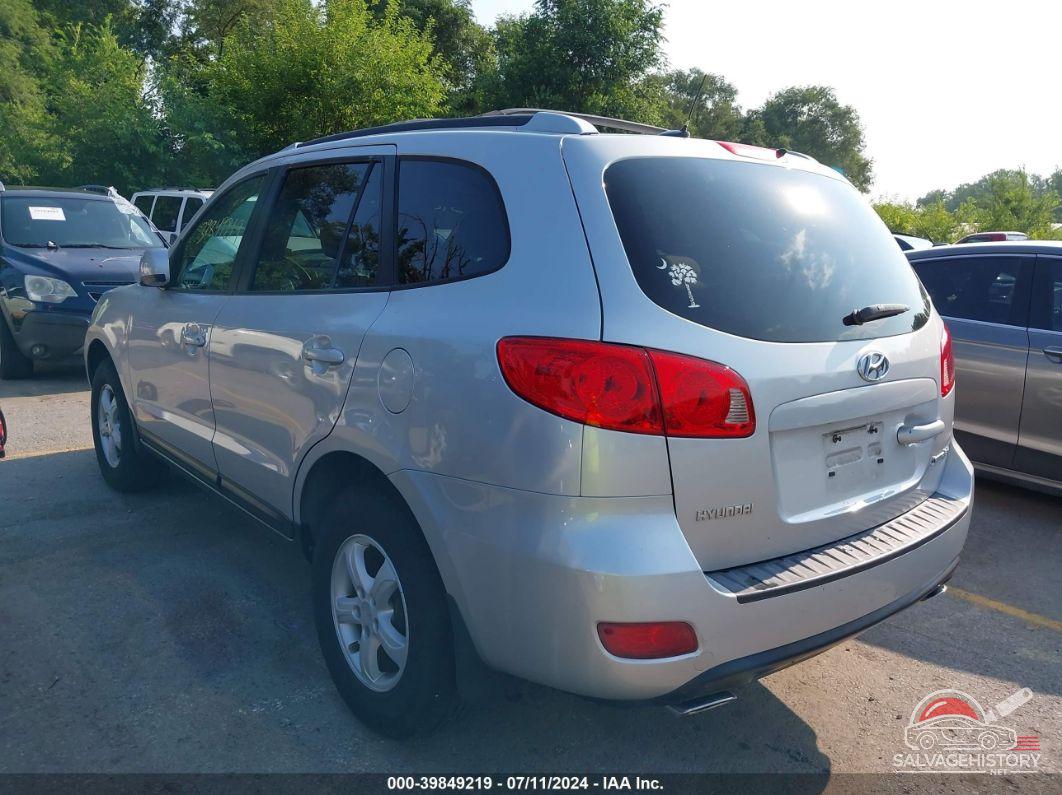 5NMSG13D37H111113 2007 HYUNDAI SANTA FE photo no. 3