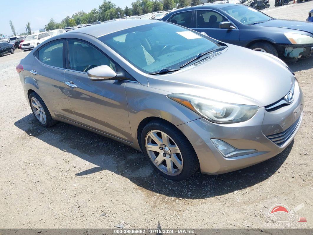 5NPDH4AE3EH465877 2014 HYUNDAI ELANTRA photo no. 4