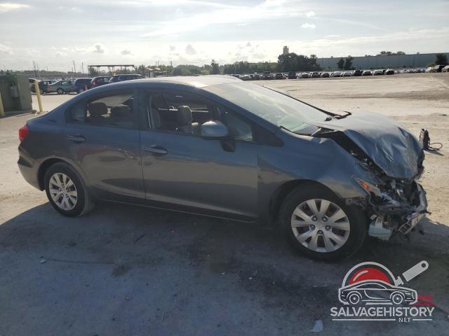 19XFB2F54CE084340 2012 HONDA CIVIC photo no. 4
