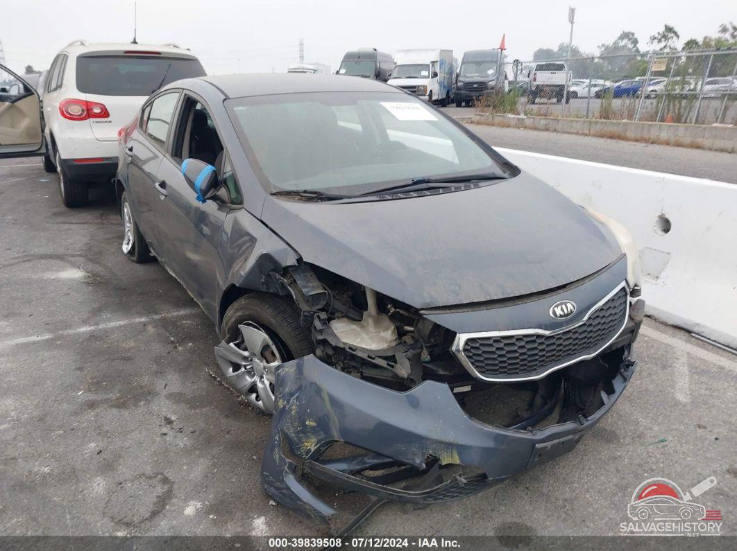 KNAFX4A67G5549110 2016 KIA FORTE photo no. 7