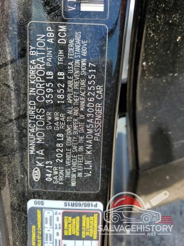 KNADM5A30D6255517 2013 KIA RIO photo no. 12