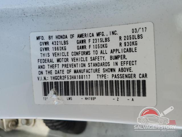 1HGCR2F53HA188117 2017 HONDA ACCORD photo no. 12