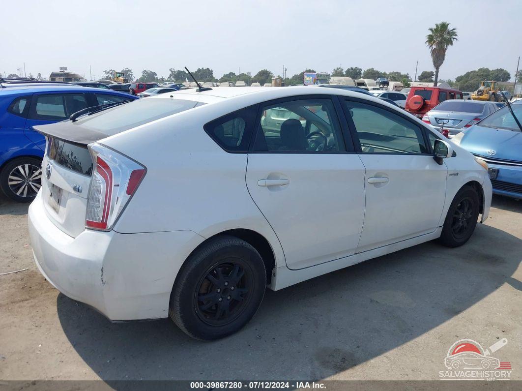 JTDKN3DU8C5395335 2012 TOYOTA PRIUS photo no. 4