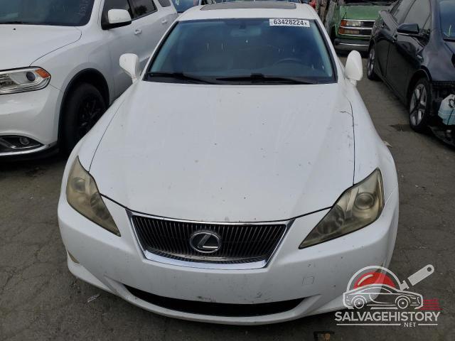 JTHBK262X85078807 2008 LEXUS IS photo no. 5