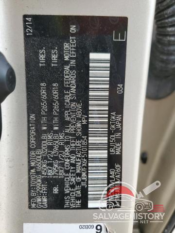JTJBM7FX6F5101854 2015 LEXUS GX photo no. 14
