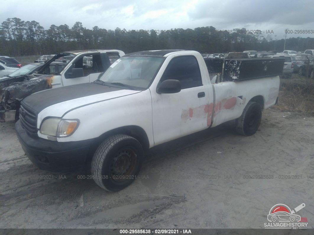 5TBJN3219YS113850 2000 TOYOTA TUNDRA photo no. 2