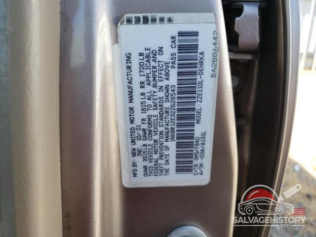 1NXBR12E32Z628543 2002 TOYOTA COROLLA photo no. 12
