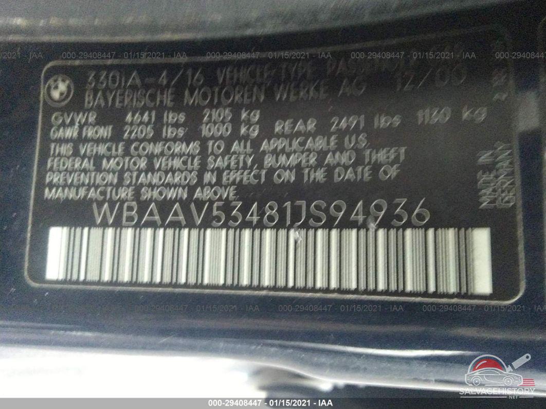 WBAAV53481JS94936 2001 BMW 3 SERIES photo no. 9