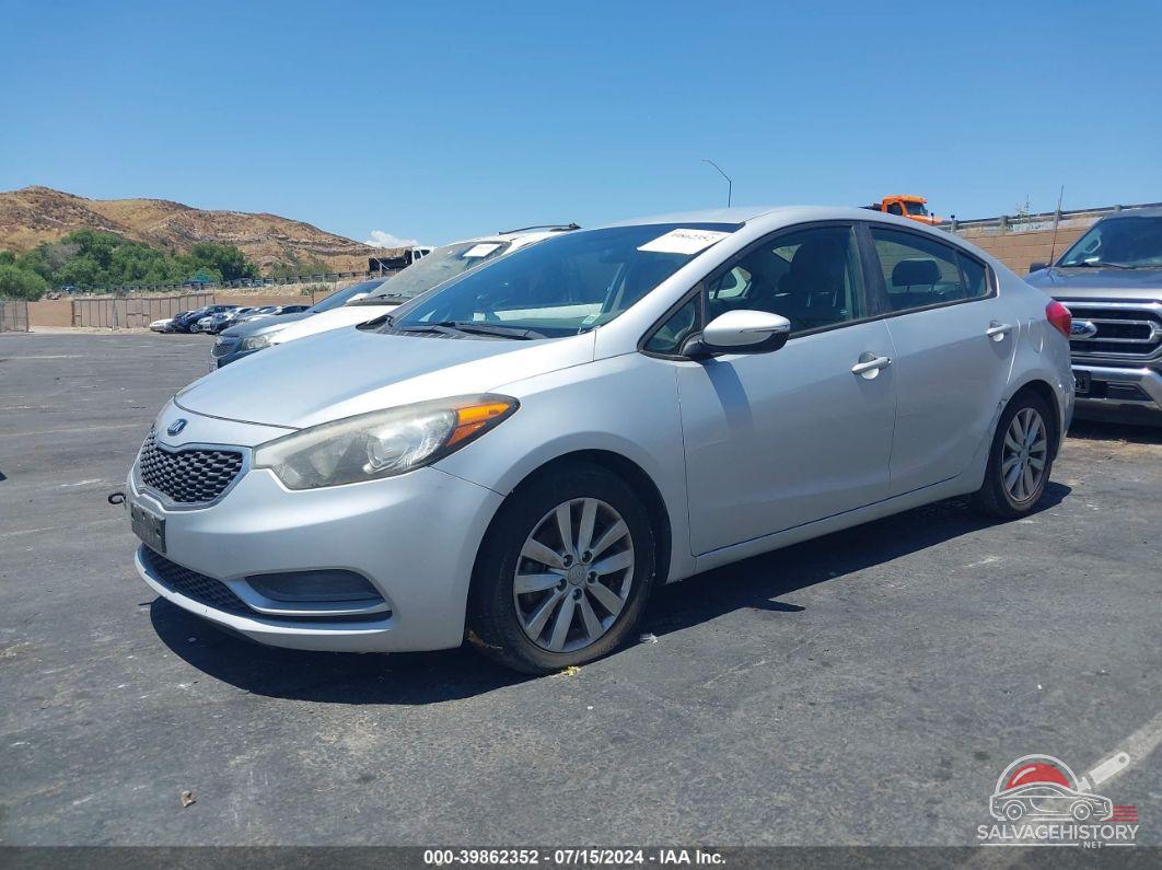 KNAFX4A67F5336835 2015 KIA FORTE photo no. 2