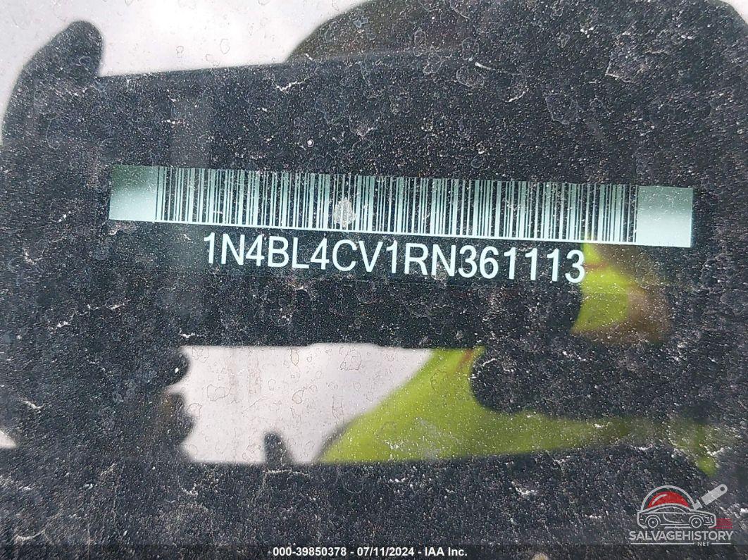 1N4BL4CV1RN361113 2024 NISSAN ALTIMA photo no. 9