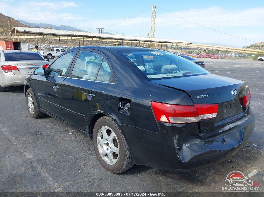 5NPEU46C86H167821 2006 HYUNDAI SONATA photo no. 3