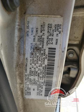 JT3GN86RX20250888 2002 TOYOTA 4RUNNER photo no. 13