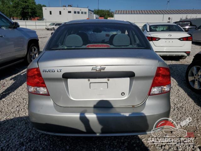 KL1TG52685B358148 2005 CHEVROLET AVEO photo no. 6