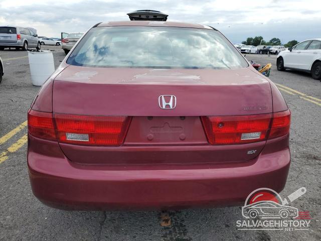 1HGCM55725A014876 2005 HONDA ACCORD photo no. 6