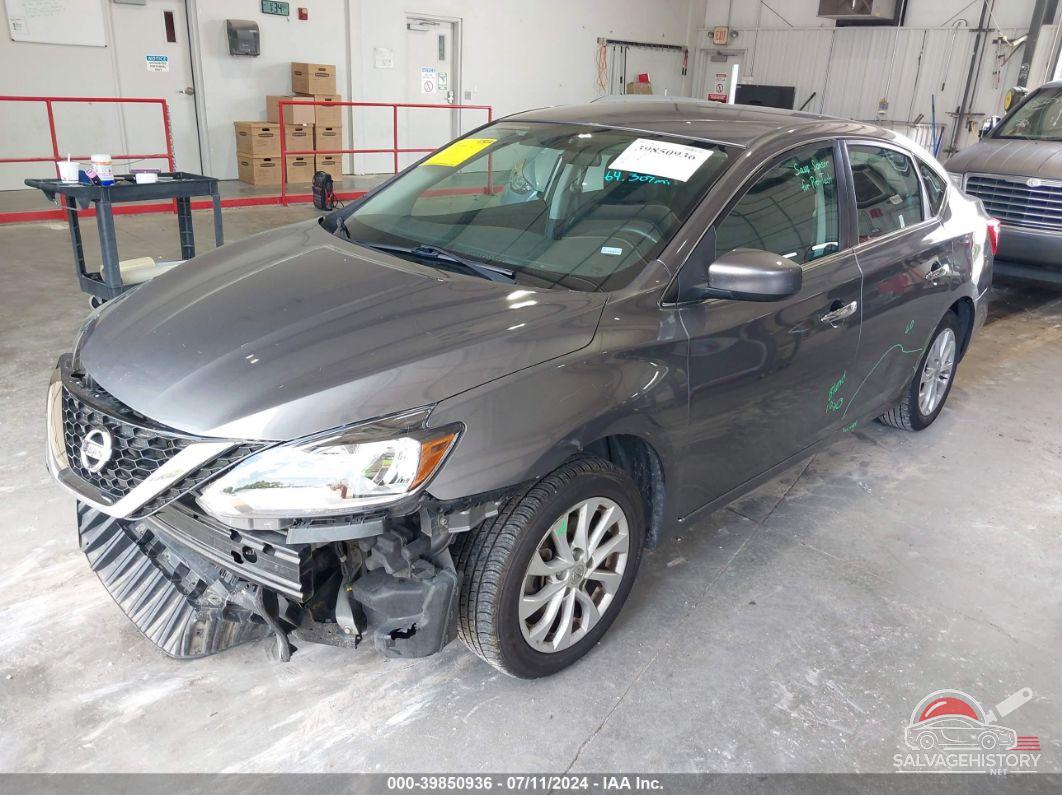 3N1AB7AP8KY419793 2019 NISSAN SENTRA photo no. 2