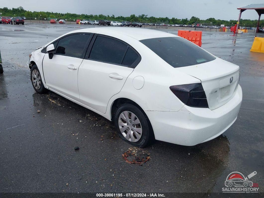19XFB2F58CE081683 2012 HONDA CIVIC photo no. 3