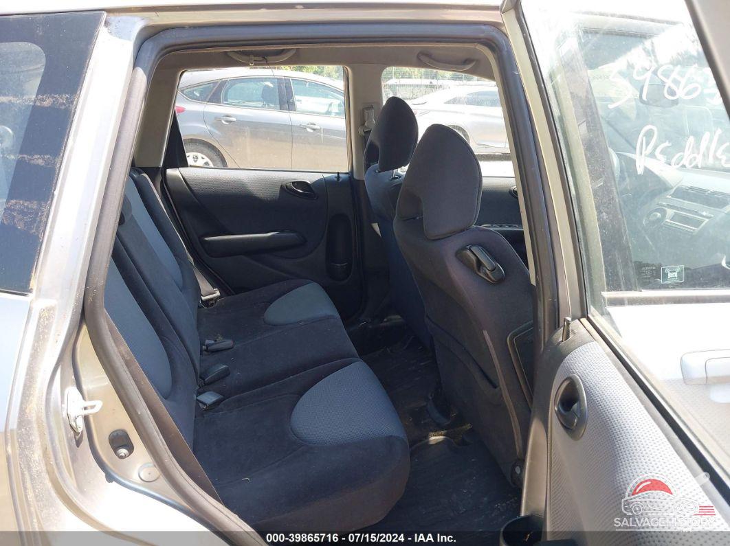 JHMGD37637S034462 2007 HONDA FIT photo no. 8