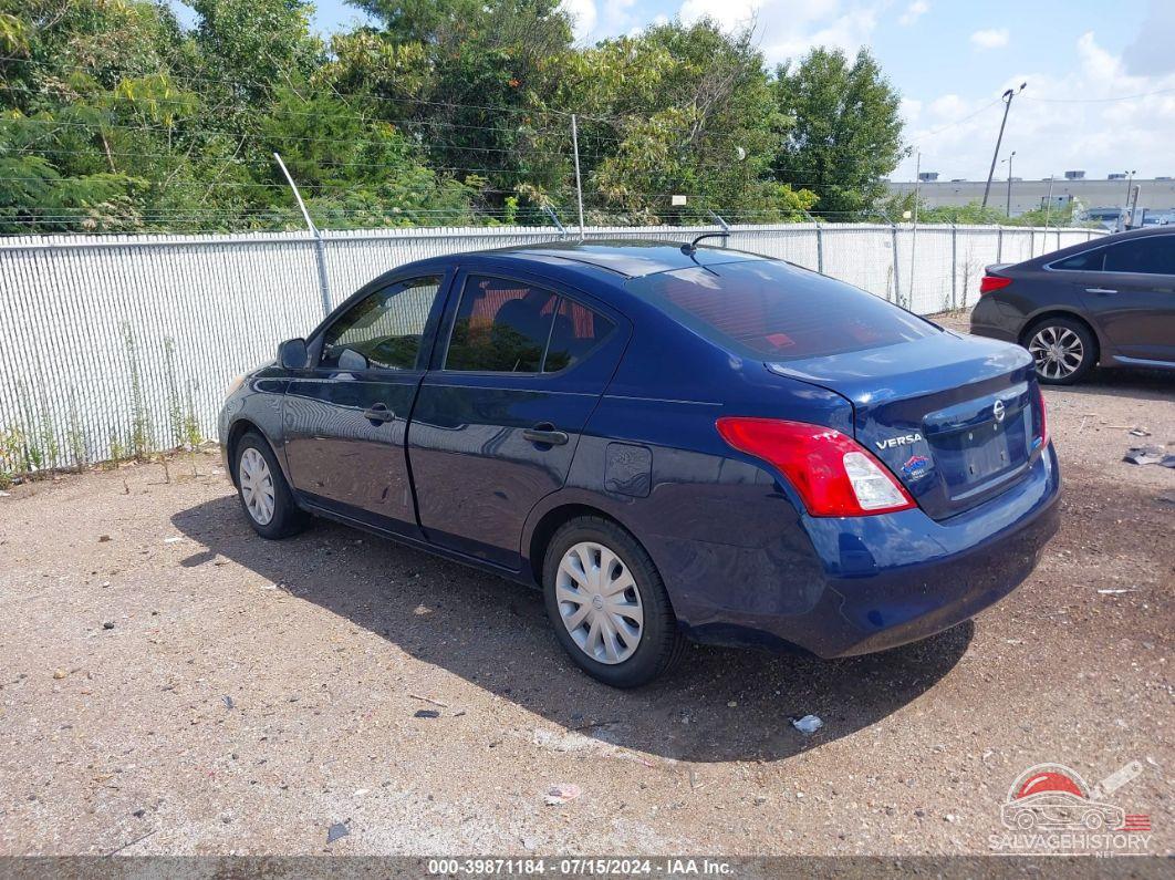 3N1CN7AP8EL861863 2014 NISSAN VERSA photo no. 3