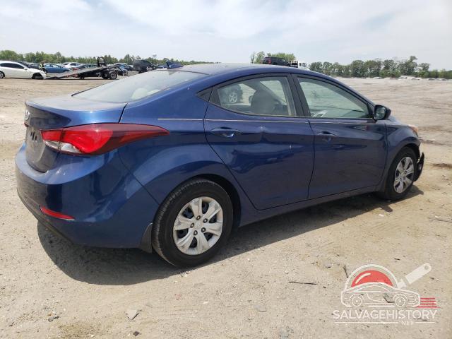 5NPDH4AEXGH797544 2016 HYUNDAI ELANTRA photo no. 3