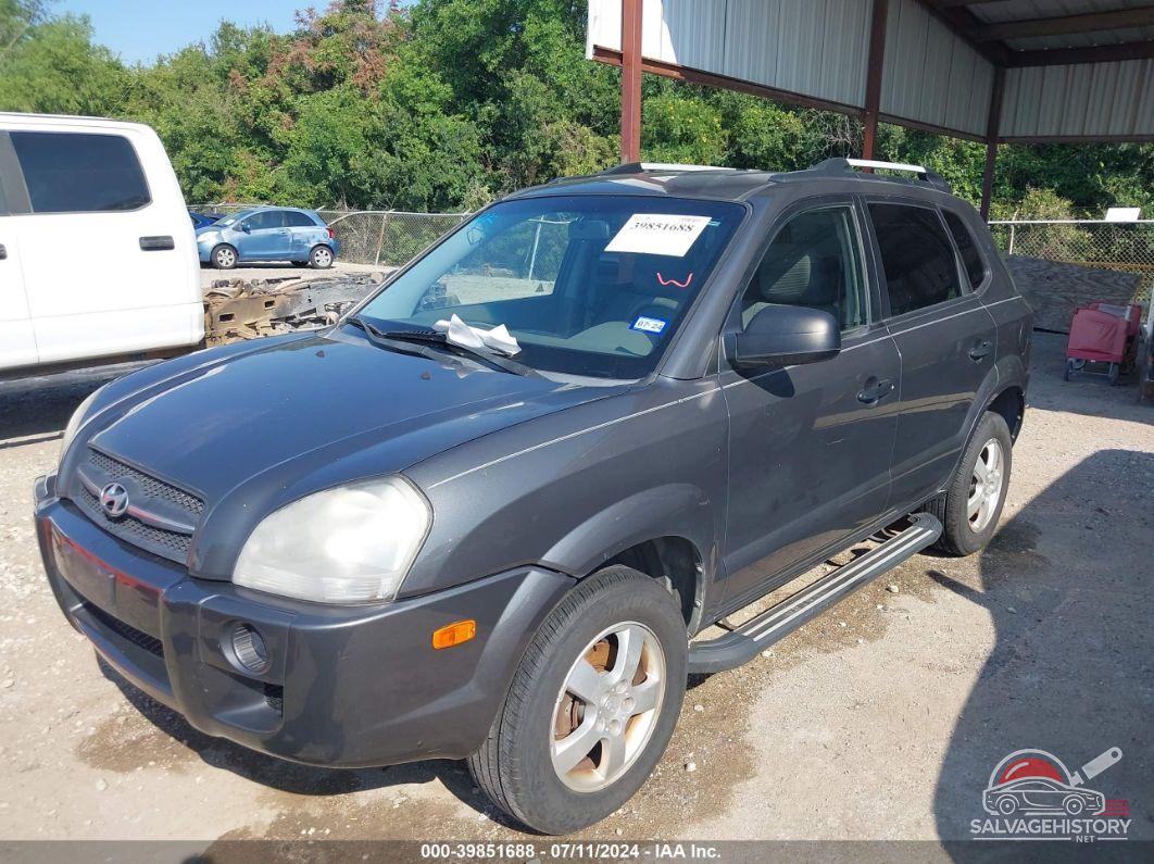 KM8JM12B67U614952 2007 HYUNDAI TUCSON photo no. 2