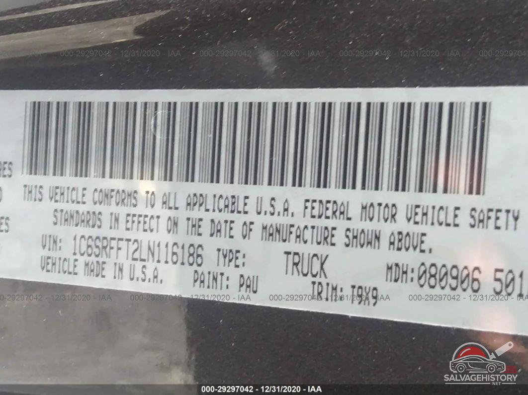 1C6SRFFT2LN116186 2020 RAM 1500 photo no. 9