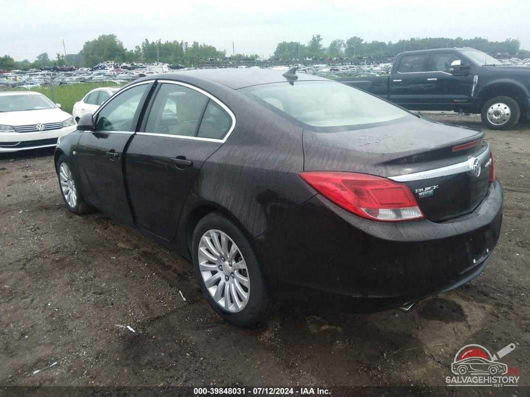 W04GV5EV8B1041632 2011 BUICK REGAL photo no. 3