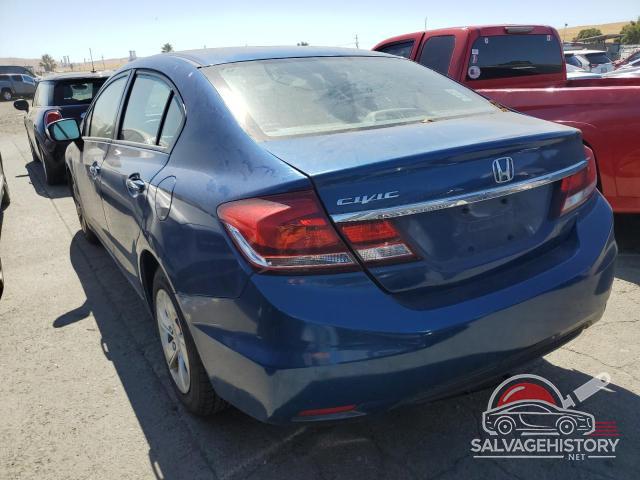 2HGFB2F54EH542001 2014 HONDA CIVIC photo no. 2