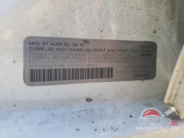 WAUFFAFL9BN004437 2011 AUDI A4 photo no. 12