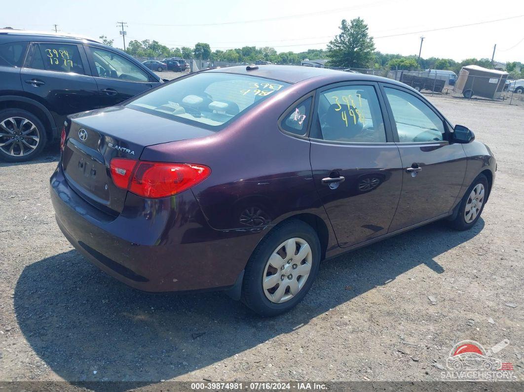 KMHDU46D68U549581 2008 HYUNDAI ELANTRA photo no. 4