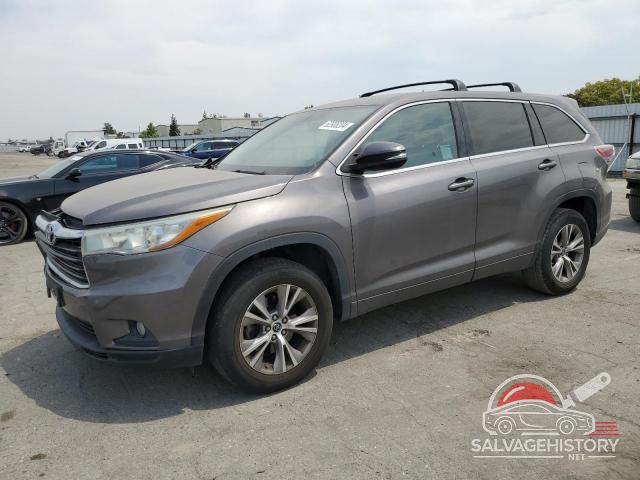 5TDZKRFH6GS134487 2016 TOYOTA HIGHLANDER photo no. 2