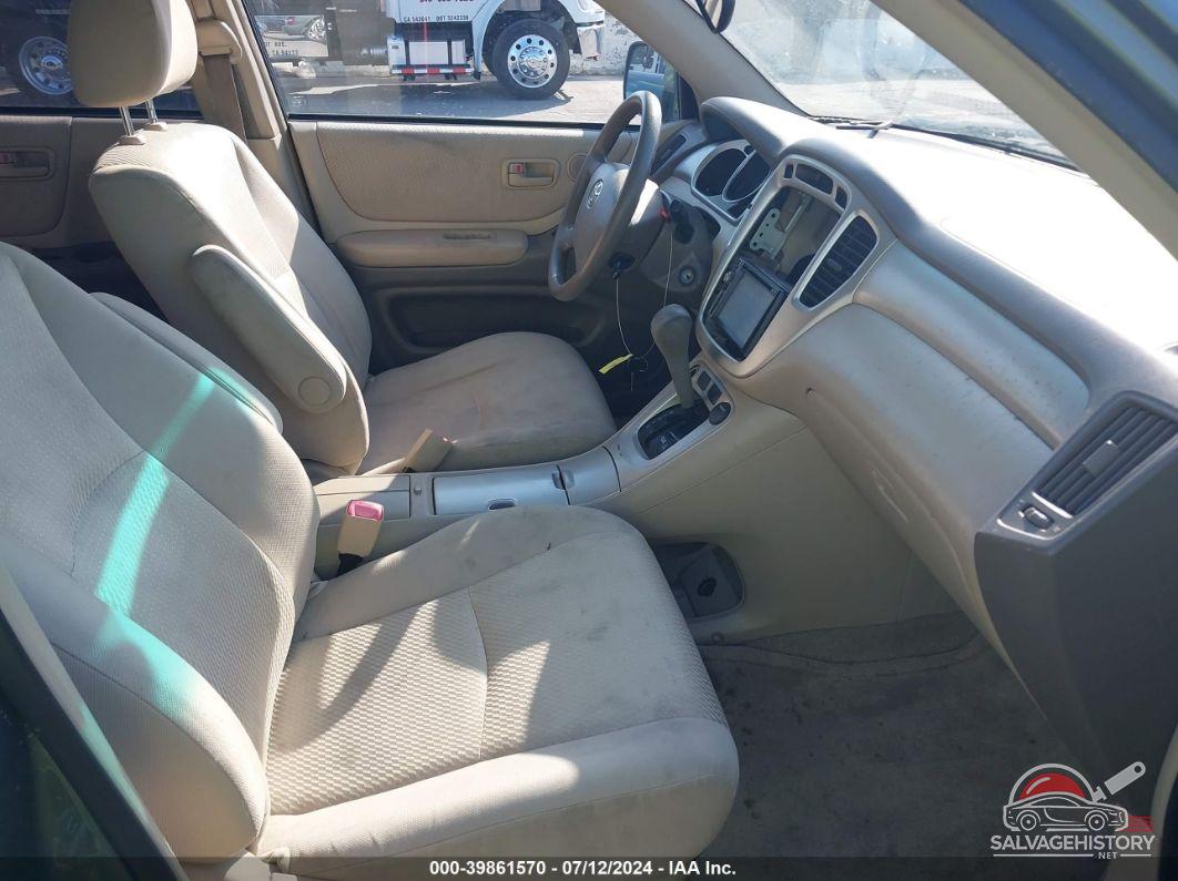 JTEEP21A150124382 2005 TOYOTA HIGHLANDER photo no. 5