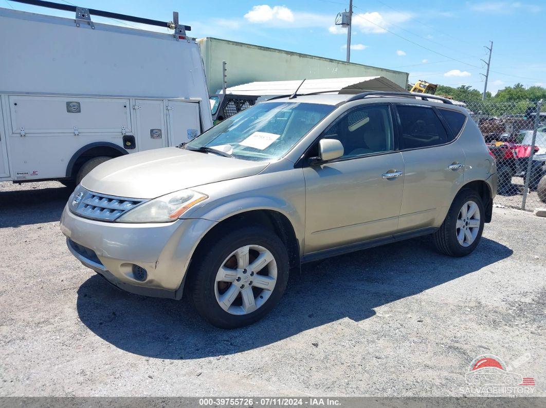 JN8AZ08W56W544135 2006 NISSAN MURANO photo no. 2
