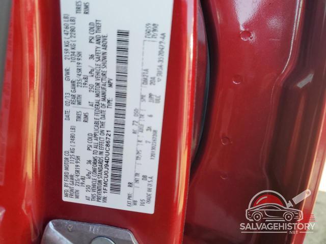 1FMCU0J94DUC86721 2013 FORD ESCAPE photo no. 13