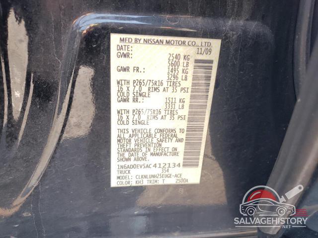 1N6AD0EV5AC412134 2010 NISSAN FRONTIER photo no. 12