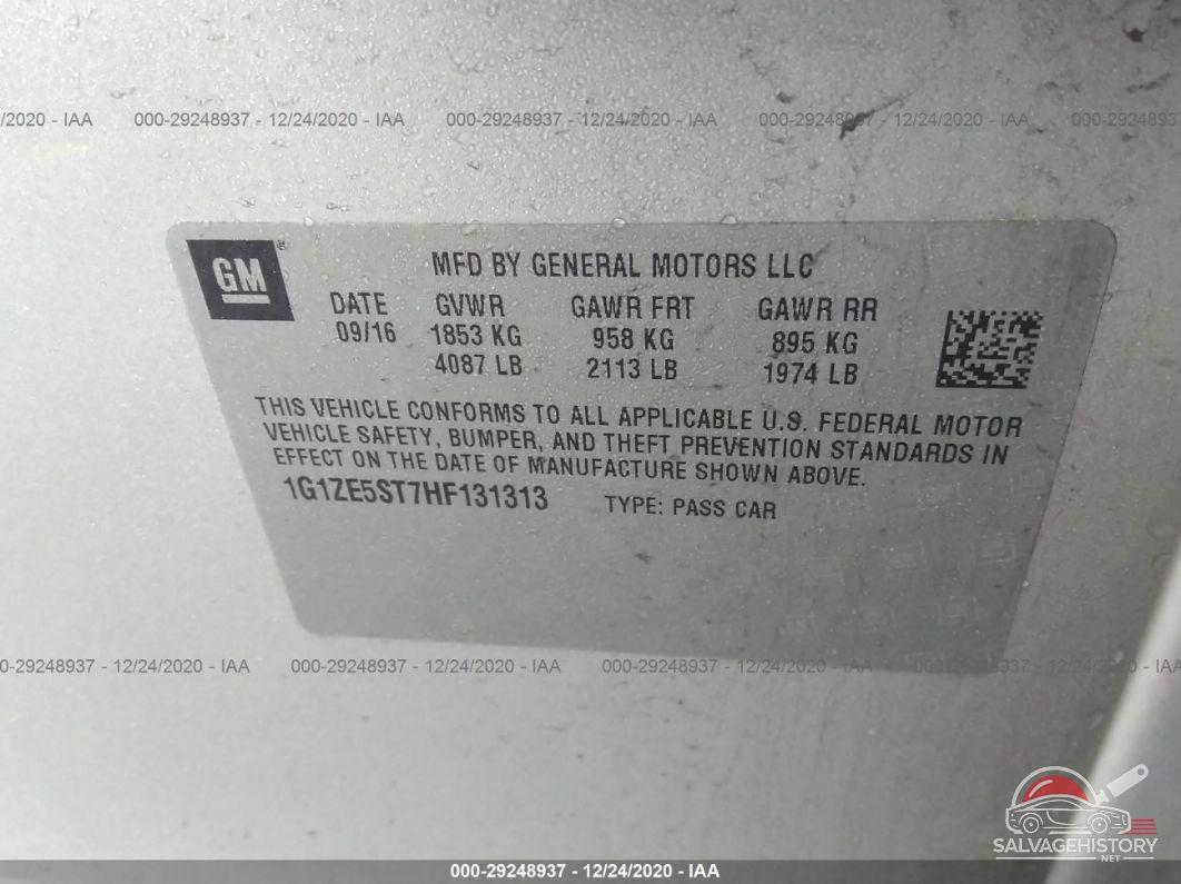 1G1ZE5ST7HF131313 2017 CHEVROLET MALIBU photo no. 9