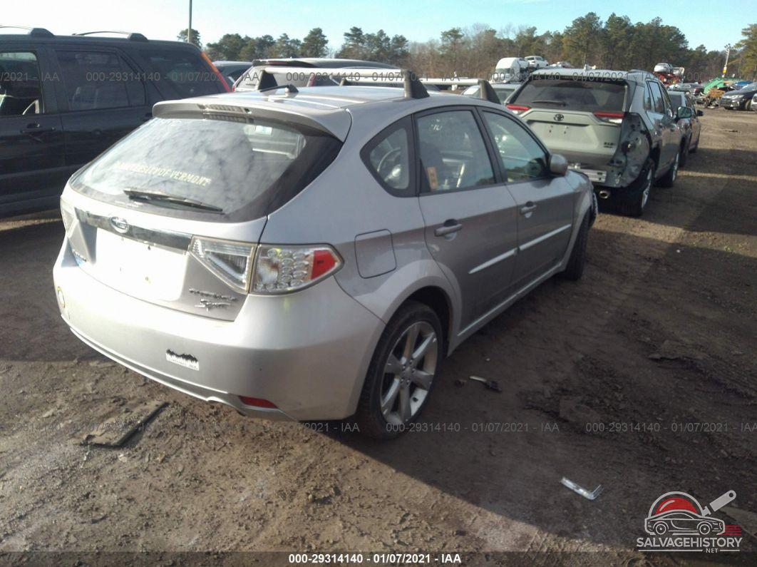 JF1GH63618H808385 2008 SUBARU IMPREZA WAGON photo no. 4