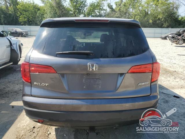 5FNYF6H63GB002334 2016 HONDA PILOT photo no. 6