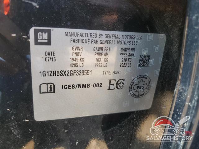 1G1ZH5SX2GF333551 2016 CHEVROLET MALIBU photo no. 12