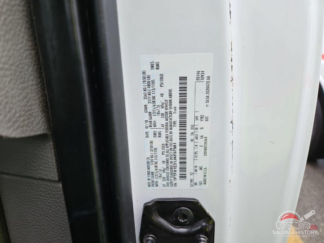 1FTFX1E51JKF07981 2018 FORD F-150 photo no. 10