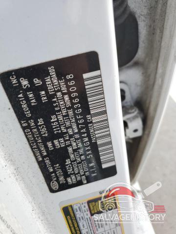 5XXGM4A76FG369068 2015 KIA OPTIMA photo no. 12