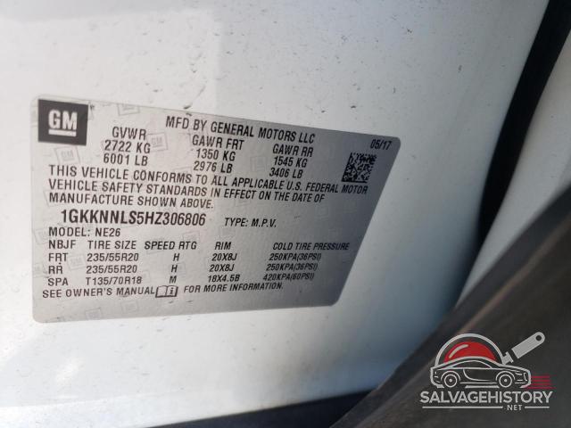 1GKKNNLS5HZ306806 2017 GMC ACADIA photo no. 12