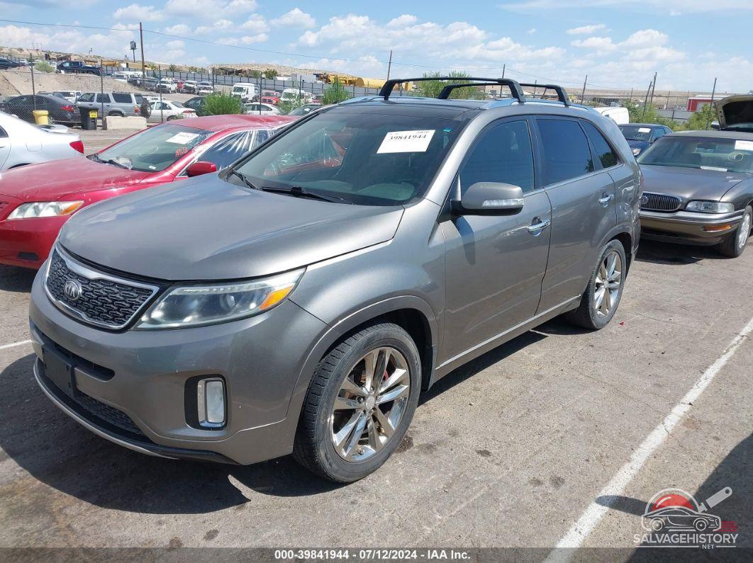 5XYKW4A74EG451766 2014 KIA SORENTO photo no. 2