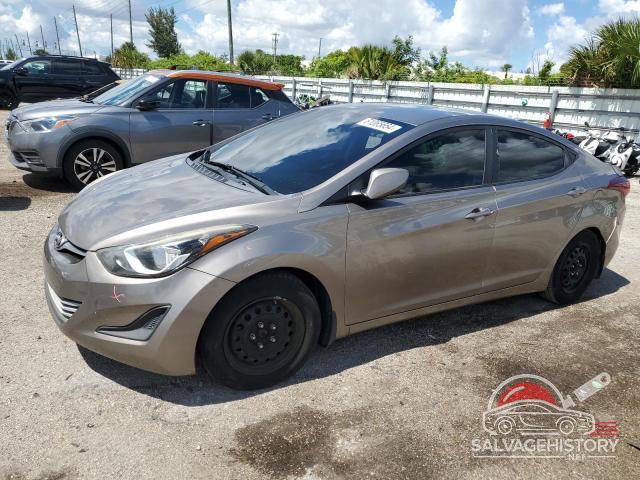 5NPDH4AE4GH776088 2016 HYUNDAI ELANTRA photo no. 2