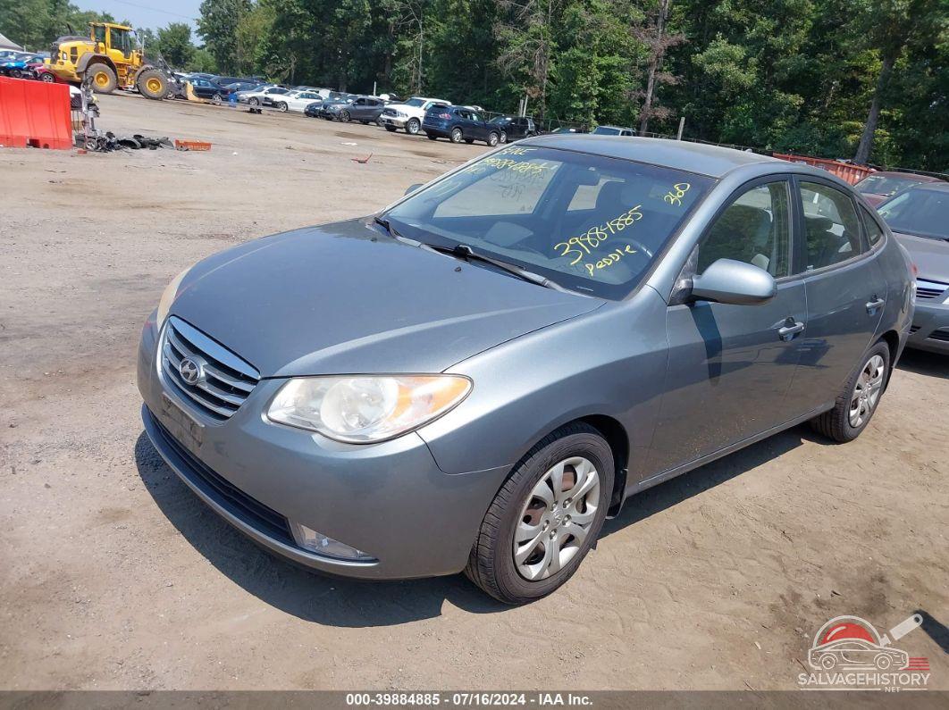 KMHDU4AD6AU868699 2010 HYUNDAI ELANTRA photo no. 2
