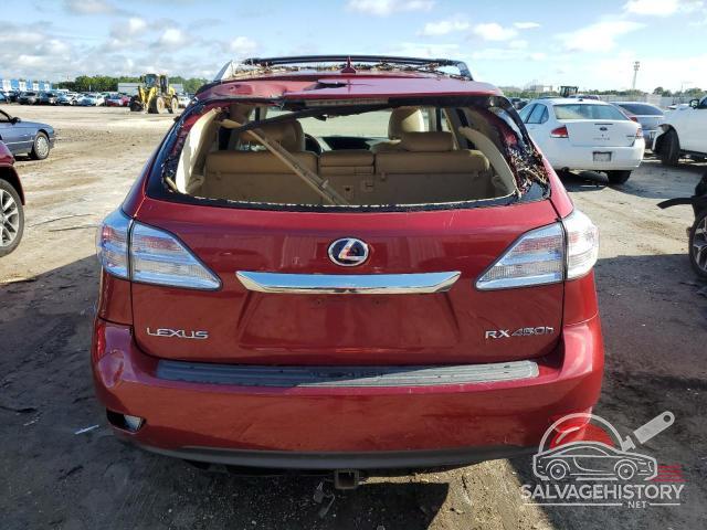JTJBC1BA5A2023398 2010 LEXUS RX450 photo no. 6
