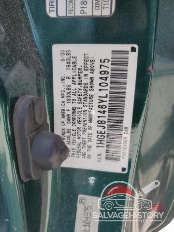 1HGEJ8146YL104975 2000 HONDA CIVIC photo no. 13