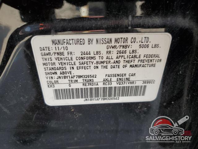 JN1BY1AP7BM326542 2011 INFINITI M37 photo no. 12