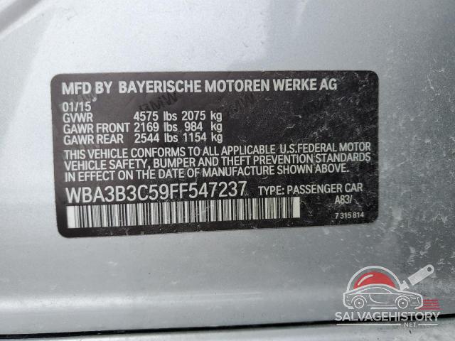 WBA3B3C59FF547237 2015 BMW 3 SERIES photo no. 12
