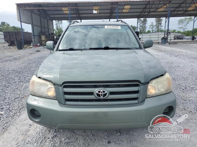 JTEDP21A840015167 2004 TOYOTA HIGHLANDER photo no. 5
