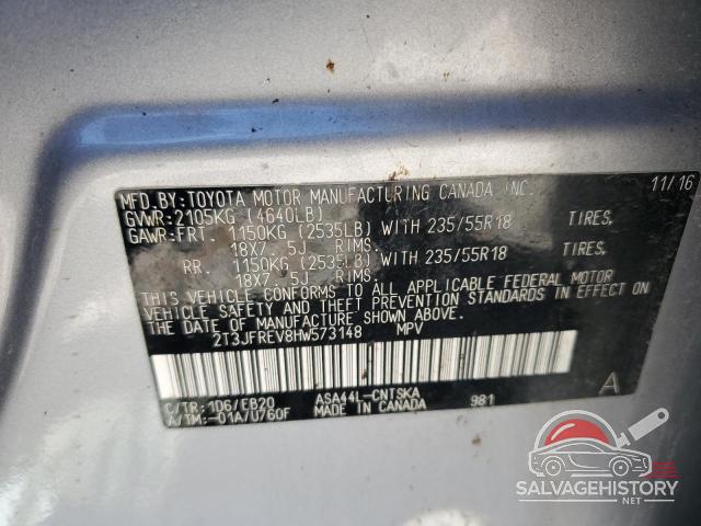 2T3JFREV8HW573148 2017 TOYOTA RAV4 photo no. 13